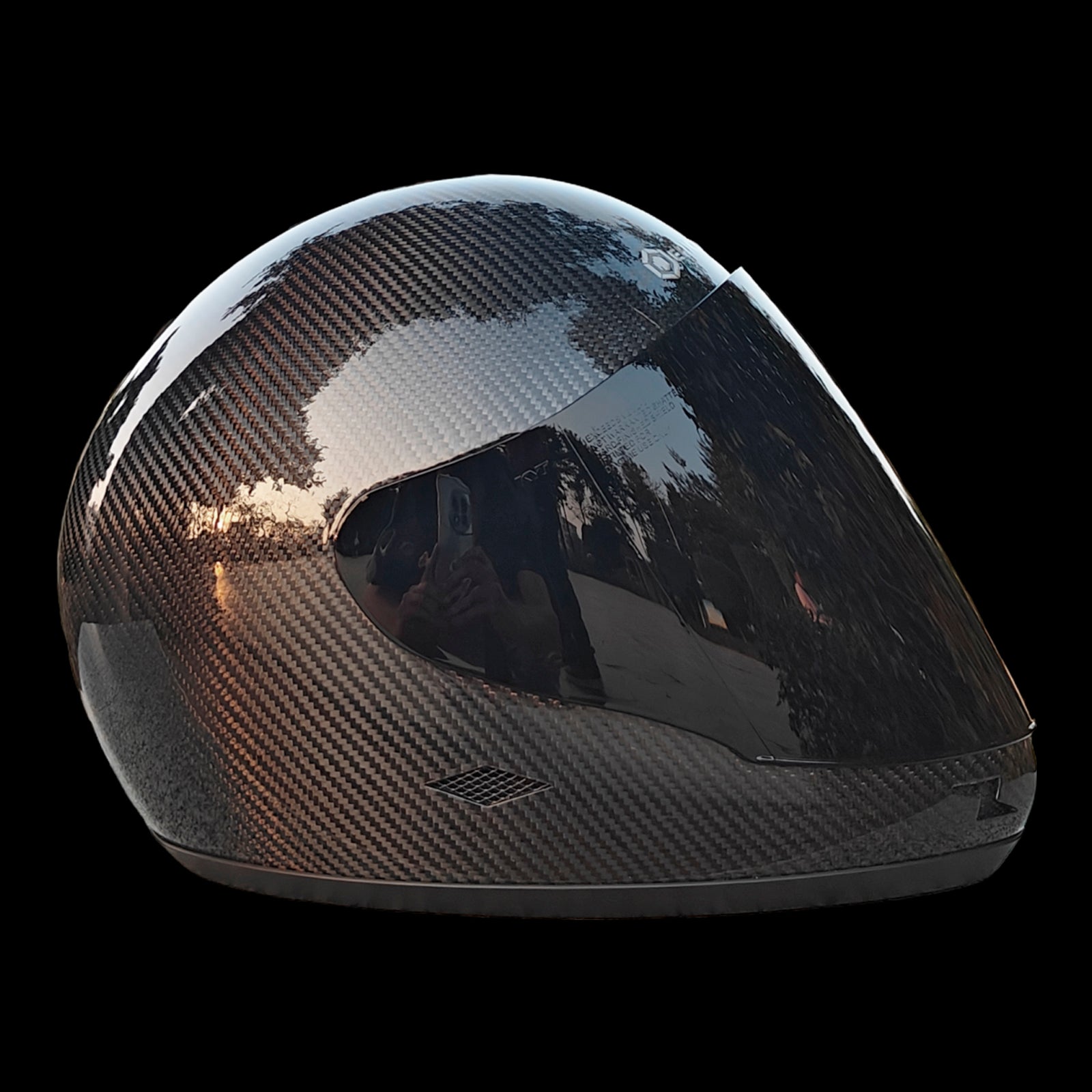 Jericho x Begode custom helmet, left side view