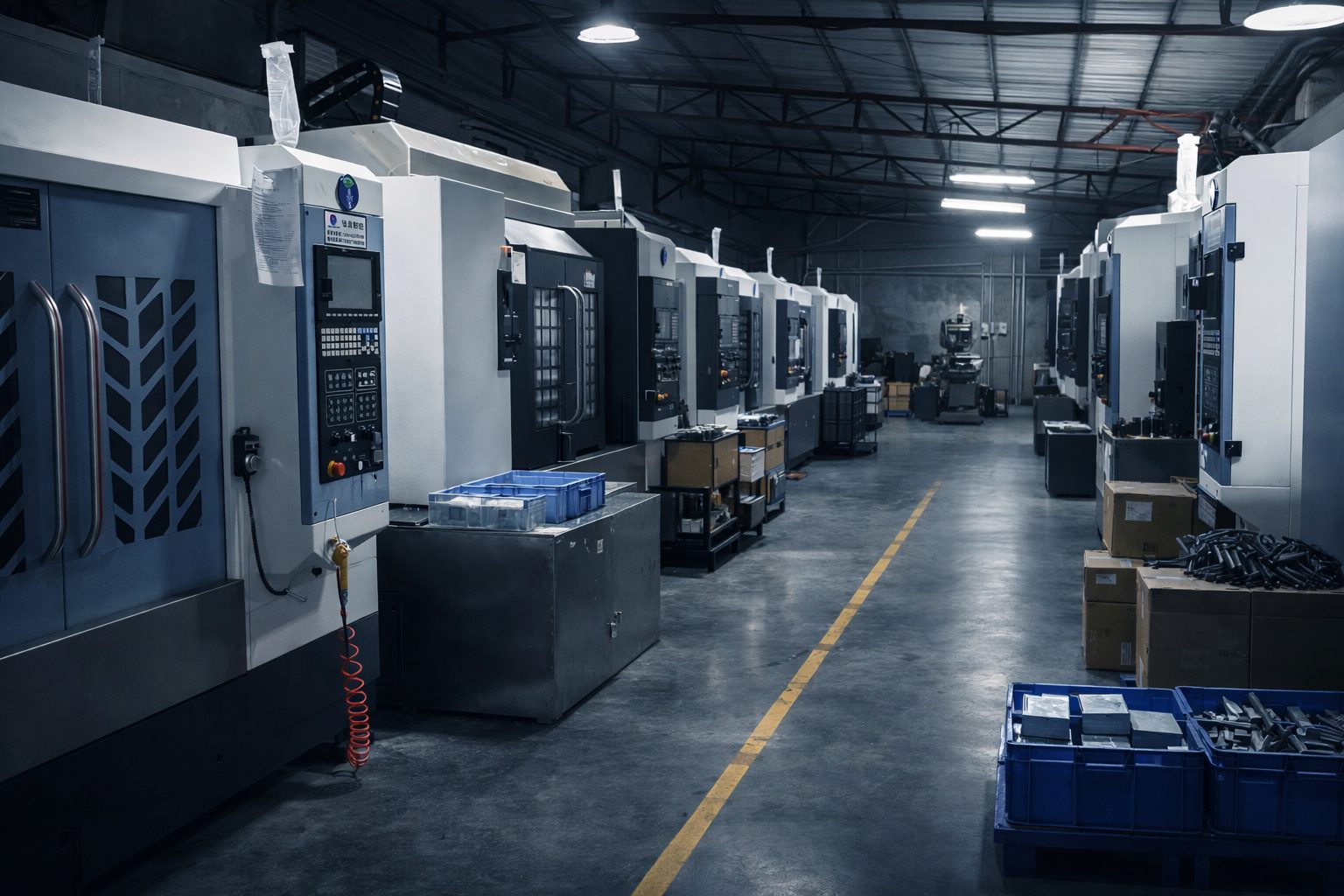 Real Begode CNC precision machining area